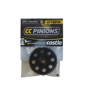 Pinion Gear, 48T MOD 1, 8mm Shaft