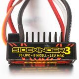 1/10 SV3 Sidewinder Waterproof ESC / 1406-4600Kv Brushless Motor Combo: 4mm Bullet