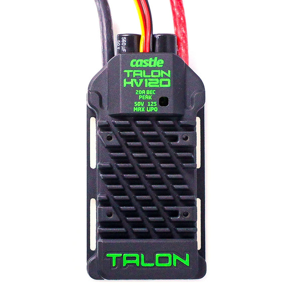 Talon 120HV ESC 120AMP,  12S Max Heavy Duty BEC