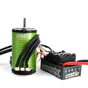 MAMBA X SCT Brushless ESC / 1412-3200Kv 5mm Sensored Motor Combo