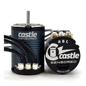 1/10 4-Pole Sensored Brushless Motor, 1406-1900Kv: 4mm Bullet