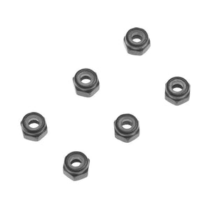 Nylon Insert Steel Lock Nuts 3mm (6)