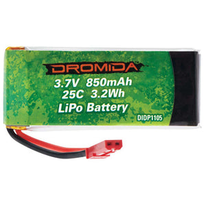 3.7V 850mAh 1S LiPo: Vista UAV FPV