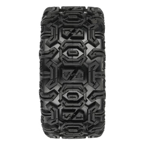 1/6 Warthog F/R 5.7" Monster Truck Tires MTD 24mm Black Ripper (2)