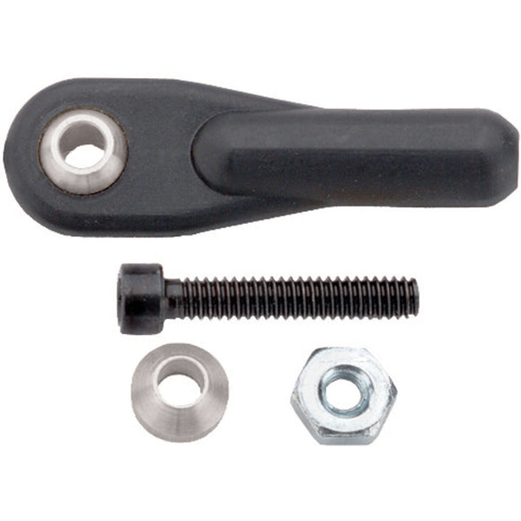 2-56x1/2 Swivel Ball Link w/ Hardware-Black 2/pkg