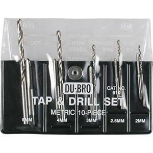 10pc Metric Tap & Drill Set