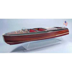 1/8 1938 Chris-Craft Triple Cockpit Barrel Back Boat Kit, 40"