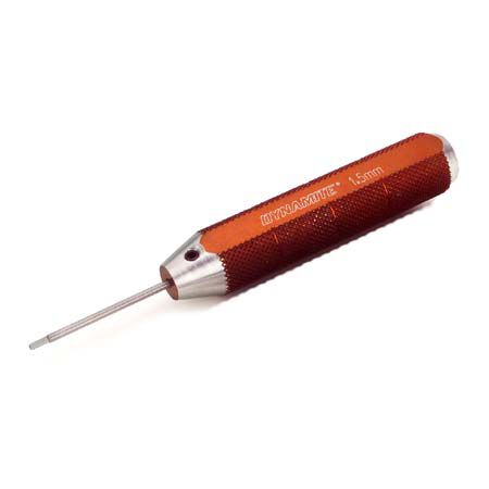 Machined Hex Driver, Red: 1.5mm