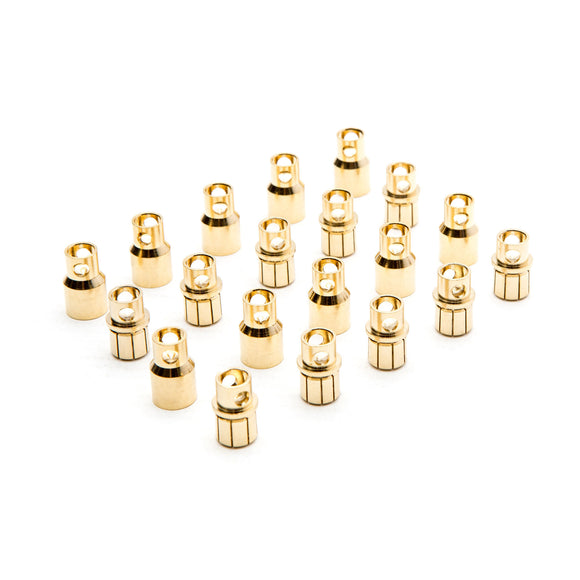 Connector: Gold Bullet Set, 8.0mm (10)