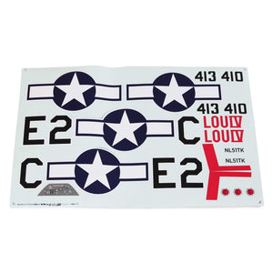 Decal Sheet: P-51D 1.5m Mustang