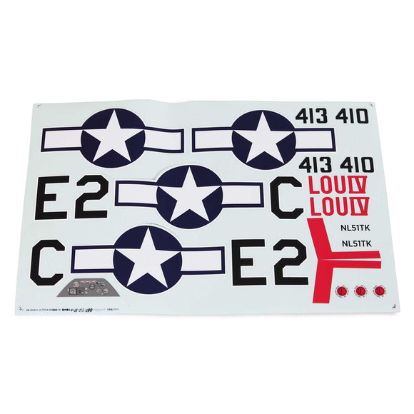 Decal Sheet: P-51D 1.5m Mustang