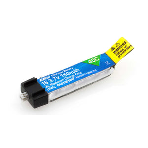 150mAh 1S 3.7V 45C LiPo Battery: PH 1.25 (Ultra Micro)