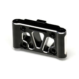 Heavy Duty RC Front Pivot, 7075 Black with Silver: All Losi 22S