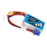 450mAh 3S 11.1V 45C LiPo Battery: EC2