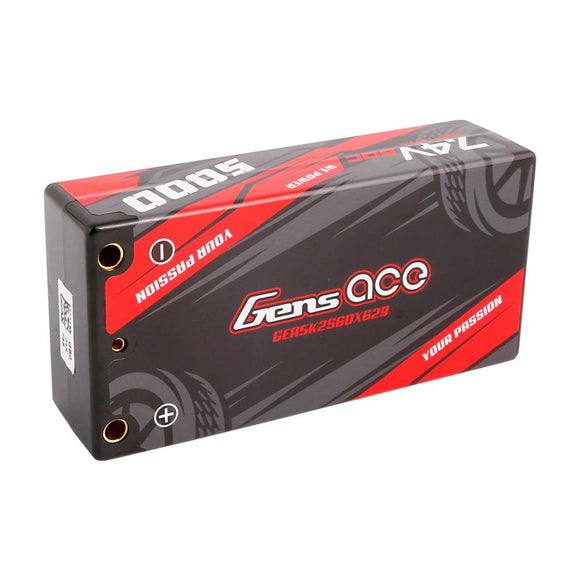 5000mAh 2S 7.4V 60C Shorty: 4mm Bullet