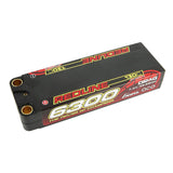 7.4V 6300 mAh 2S 130C LiPo, Hard Case, 8mm Bullet