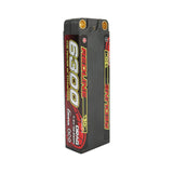 7.4V 6300 mAh 2S 130C LiPo, Hard Case, 8mm Bullet