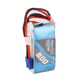 11.1V 800mAh 3S 45C Lipo Battery: EC2