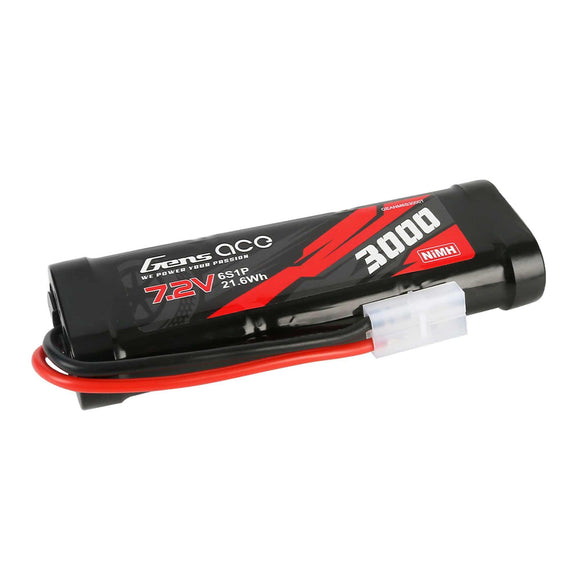 7.2V 3000mAh, NiMH, Tamiya Plug