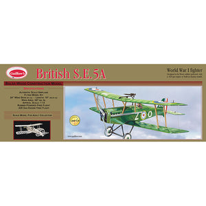 1/14 British S.E.5A Laser Cut Kit, 24"