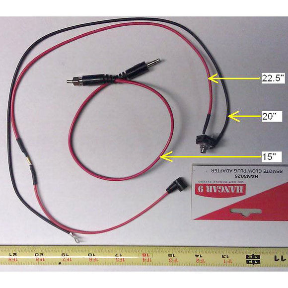 Remote Glow Plug Adapter with Starter Adapter