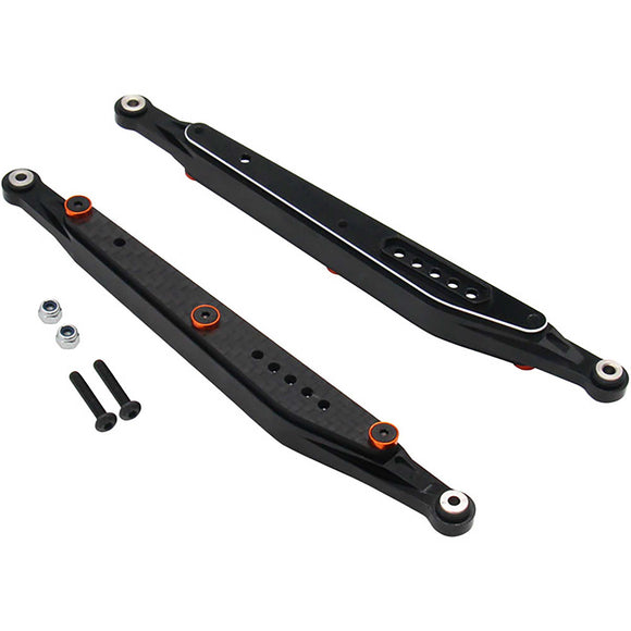 Aluminum & Carbon Fiber Link Set: AXIAL RBX10 RYFT