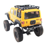 SCX24 Aluminum Rear Bumper, Jeep Wrangler