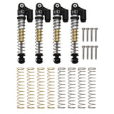 Aluminum Threaded Tele Shocks Set (4): SCX24