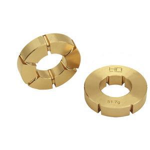 51.7g Brass Machete Wheel Weights: Axial UTB18