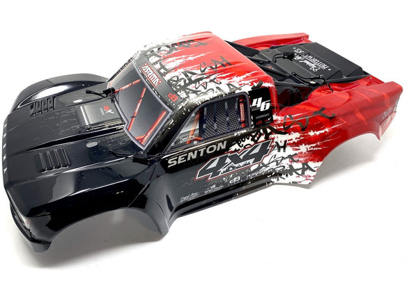 Arrma SENTON 4x4 3s BLX - Body Shell (RED/WHITE/BLACK painted decaled)