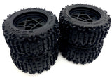 Arrma V1 or V2 OUTCAST 4s 4x4 - TIRES & Wheels dBoots Backflip LP Front/Rear