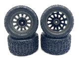 Arrma VORTEKS 4x4 3s BLX - TIRES & Wheels and Hex Set