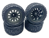 Arrma VORTEKS 4x4 3s BLX - TIRES & Wheels and Hex Set