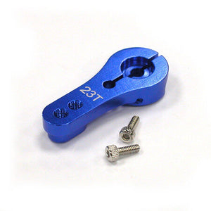 23T Servo Horn, Blue