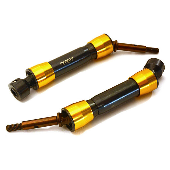 V2XHD Steel Rear Universal Drive Shaft, Gold: Traxxas Slash, Stampede 4x4