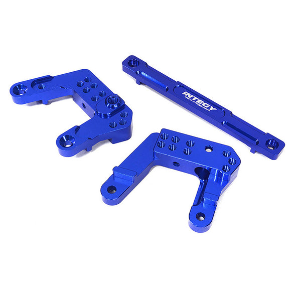 Rear Shock Mounts, Blue: 1/10 Enduro Sendero