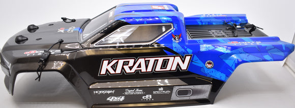 Arrma V2 KRATON 4x4 4s BLX - Body Shell Black/Blue