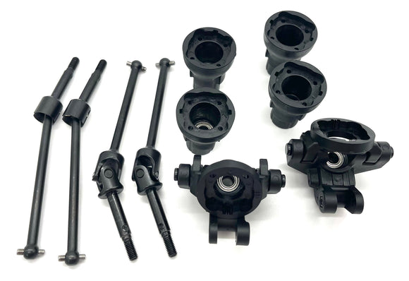 Losi LMT Grave Digger AXLES & KNUCKLES Spindles Driveshafts LOS04021T1