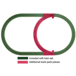 O-36 FasTrack Inner Passing Loop Track Pack