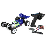 Losi LOS01016T1 Mini-B Brushed 1/16 2WD Buggy, Blue/White