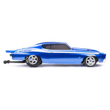 1/16 1970 Chevelle 2WD Mini No Prep Drag Car RTR, Blue