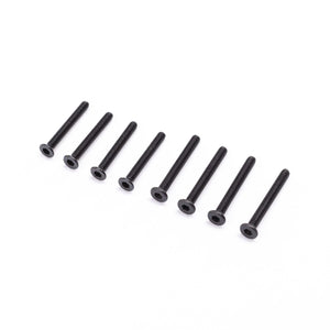 Flathead Screws M2 x 16mm, M2 x 18mm (8)