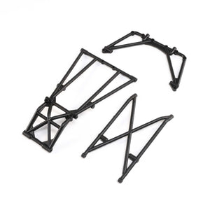 Rear Cage and Hoop Bars, Black: LMT