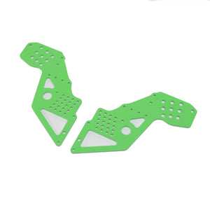 Front Chassis Plate, Green (2): LMT Mega KS