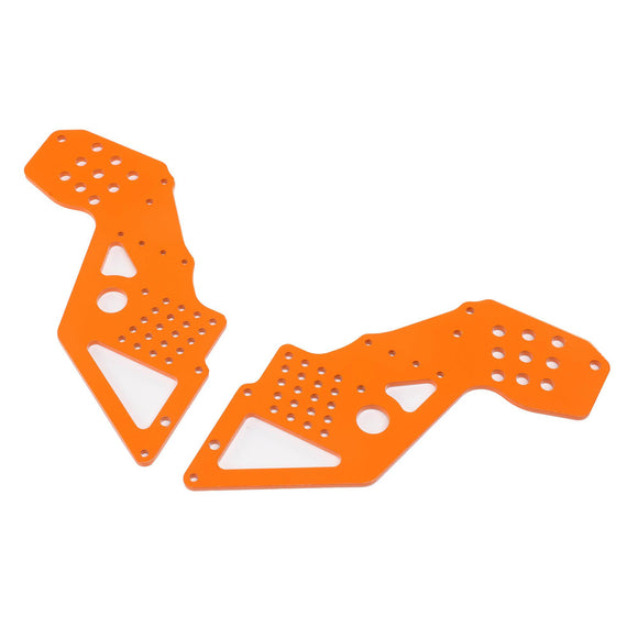 Front Chassis Plate, Orange (2): LMT Mega BH