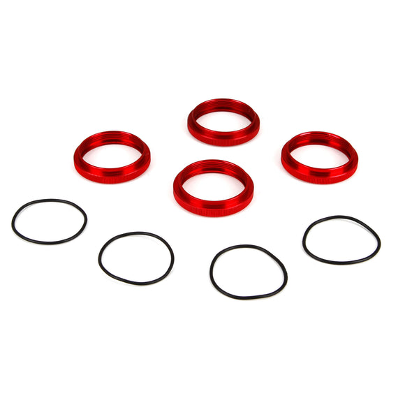 Shock Adjuster Nut with O-Ring, Aluminum: 1/5 4WD DBXL