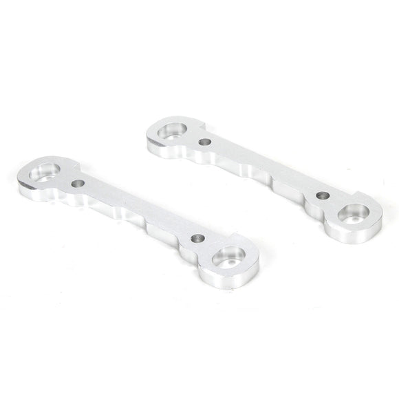 Front Hinge Pin Braces, Aluminum, Silver (2): MTXL