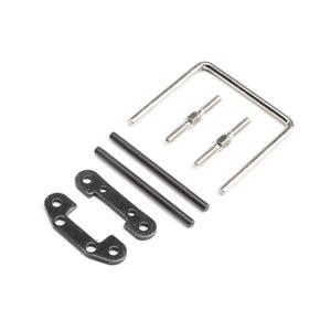 Front Hinge Pin & Brace Set: Super Rock Rey