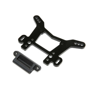 Shock Tower Rear, Aluminum Black: DBXL-E/DBXL 2.0