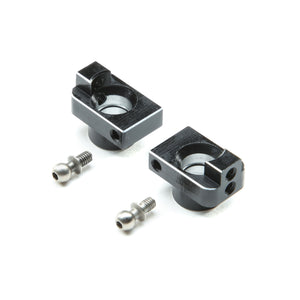 Hub Set Rear, Aluminum: Mini-T 2.0, Mini-B